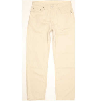 Levi's Men Beige Straight Regular Jeans W34 L31