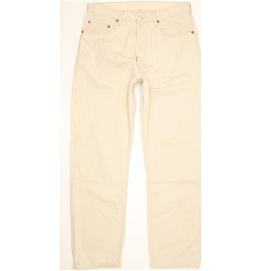Levi's Men Beige Straight Regular Jeans W34 L31