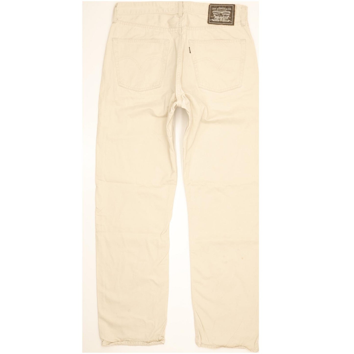 Levi's Men Beige Straight Regular Jeans W34 L31