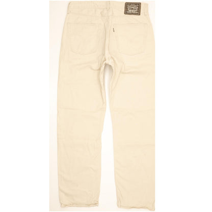 Levi's Men Beige Straight Regular Jeans W34 L31
