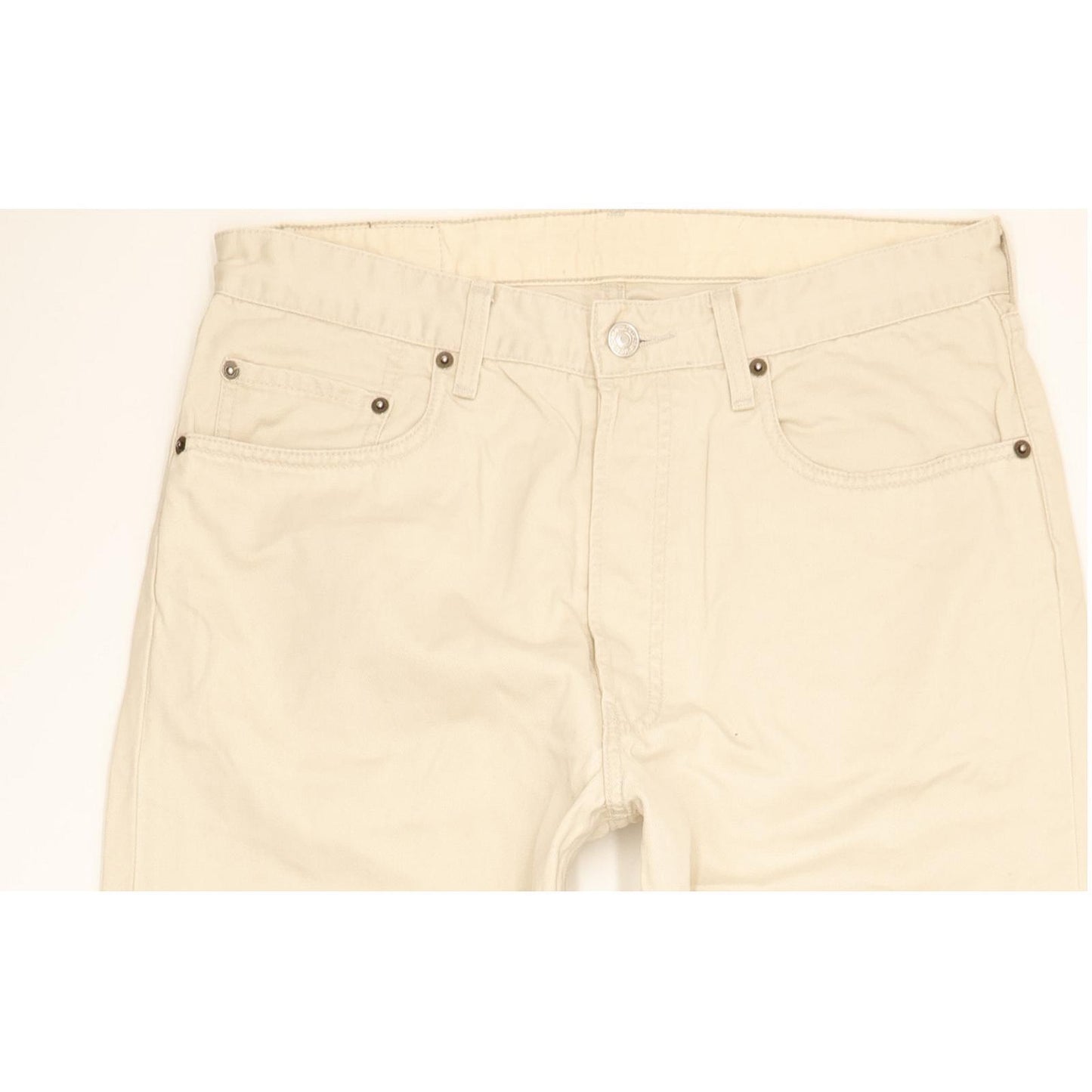 Levi's Men Beige Straight Regular Jeans W34 L31