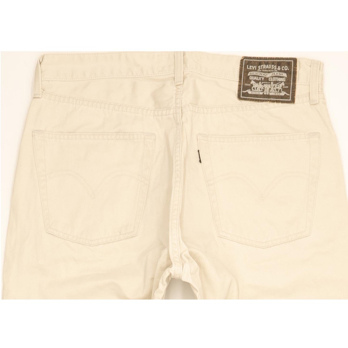Levi's Men Beige Straight Regular Jeans W34 L31