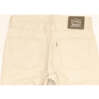 Levi's Men Beige Straight Regular Jeans W34 L31