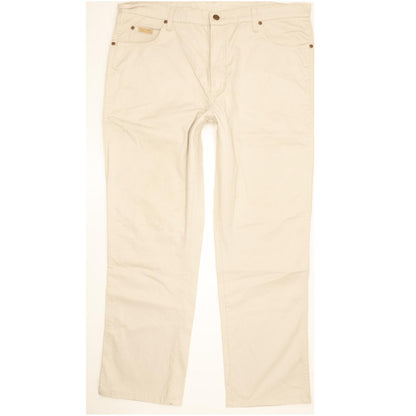 Wrangler Texas Men Beige Straight Regular Stretch Jeans W38 L30