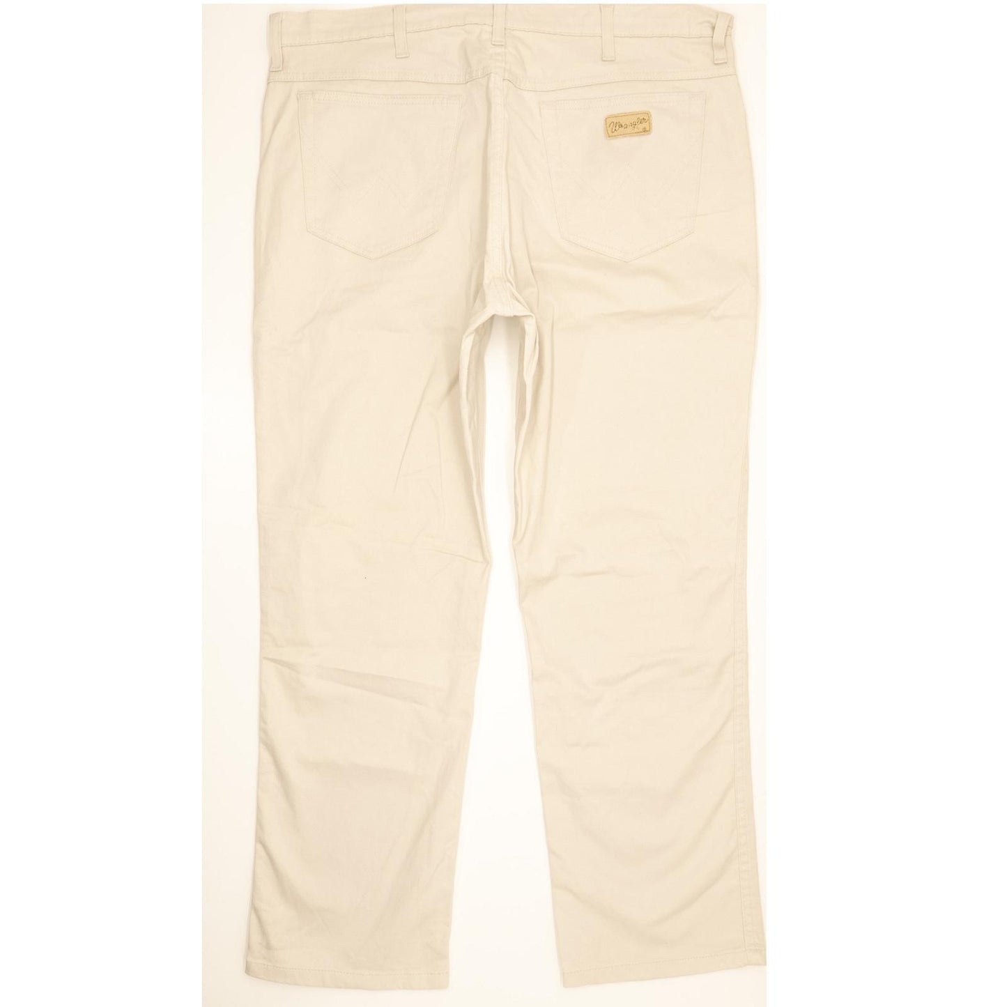 Wrangler Texas Men Beige Straight Regular Stretch Jeans W38 L30
