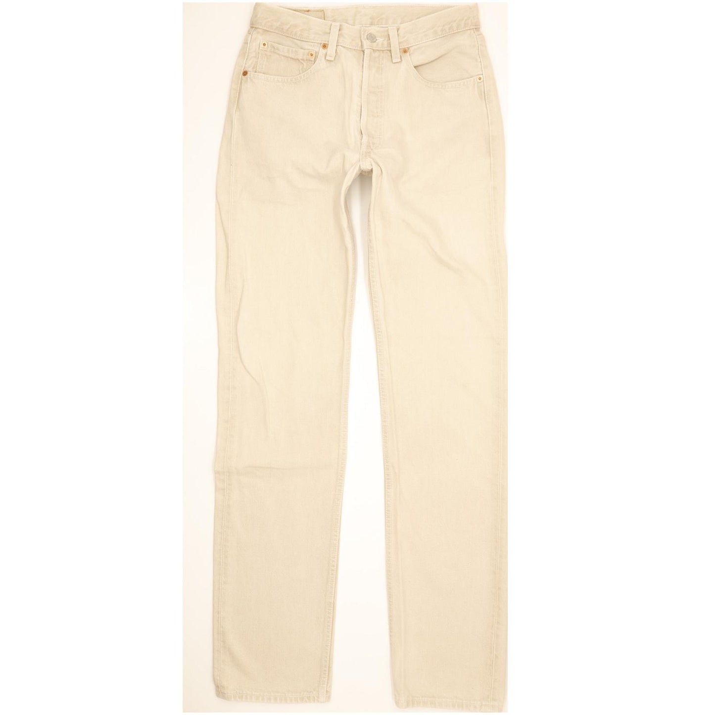 Levi's 501 Men Beige Straight Regular Jeans W30 L35