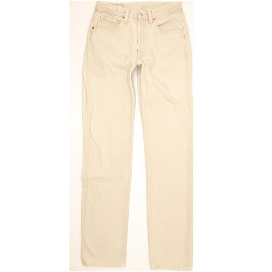 Levi's 501 Men Beige Straight Regular Jeans W30 L35