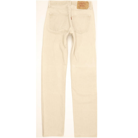 Levi's 501 Men Beige Straight Regular Jeans W30 L35