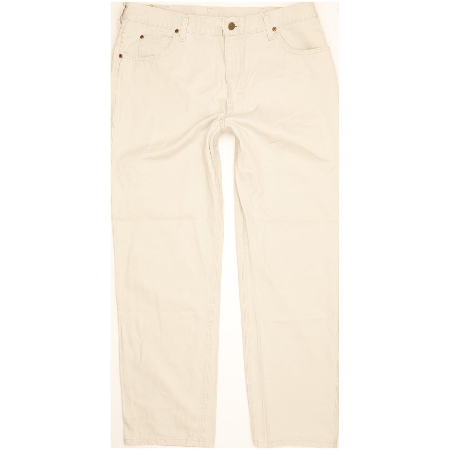 Lee Portland Men Beige Straight Regular Jeans W38 L30