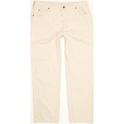 Lee Portland Men Beige Straight Regular Jeans W38 L30