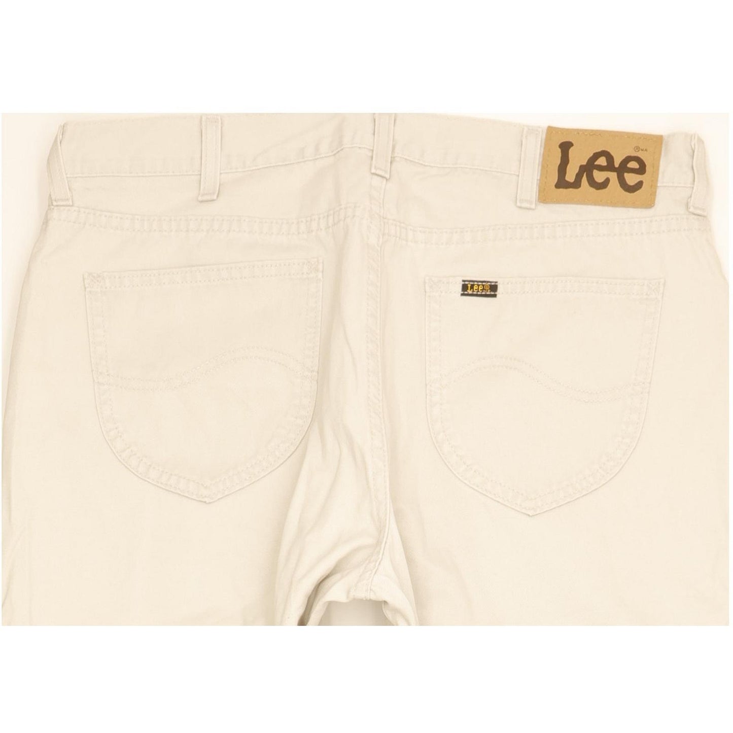 Lee Portland Men Beige Straight Regular Jeans W38 L30