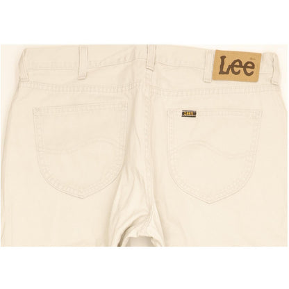 Lee Portland Men Beige Straight Regular Jeans W38 L30