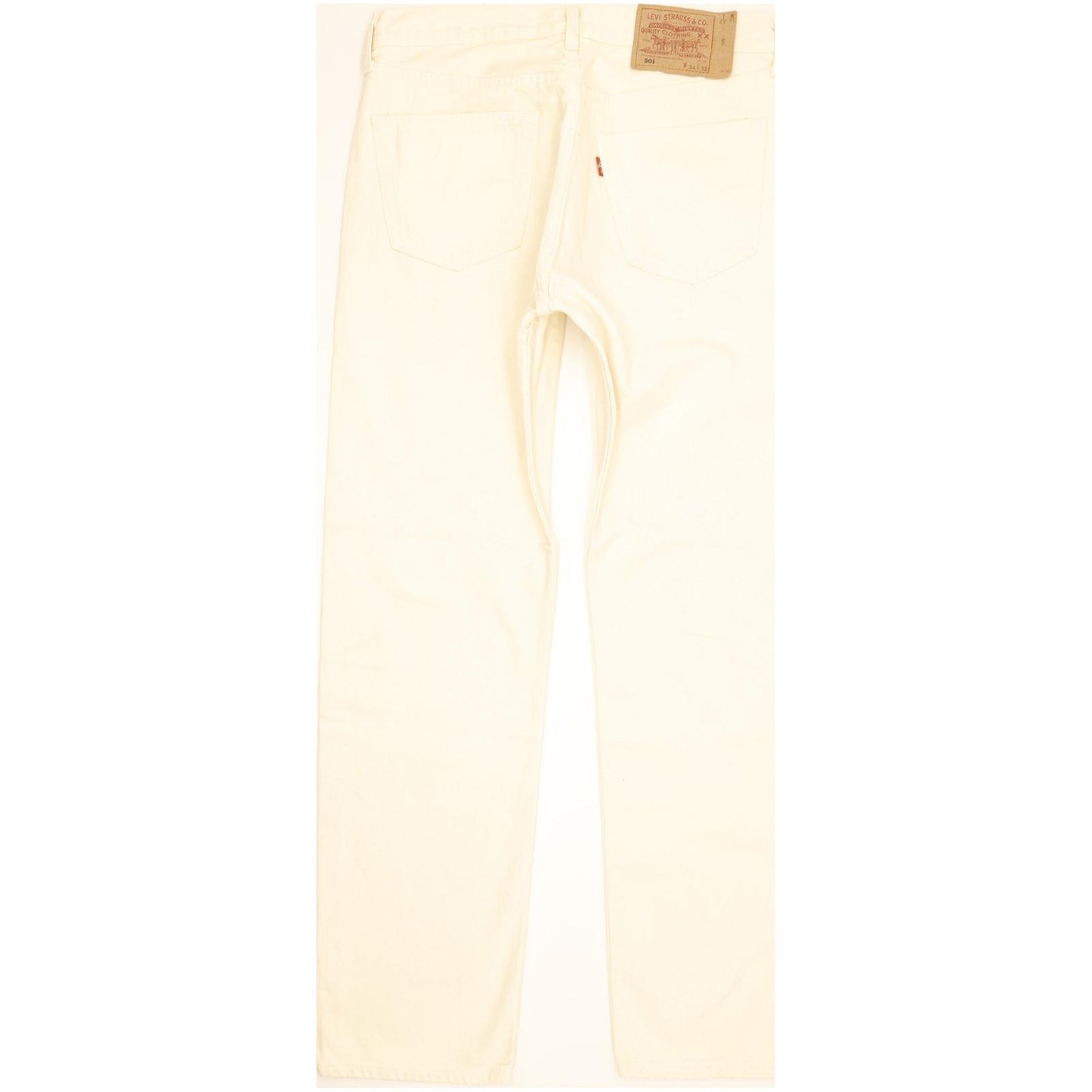 Levi's 501 Men Beige Straight Regular Jeans W33 L31
