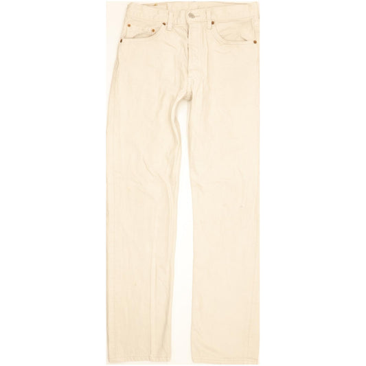 Levi's 501 Men Beige Straight Regular Jeans W32 L31