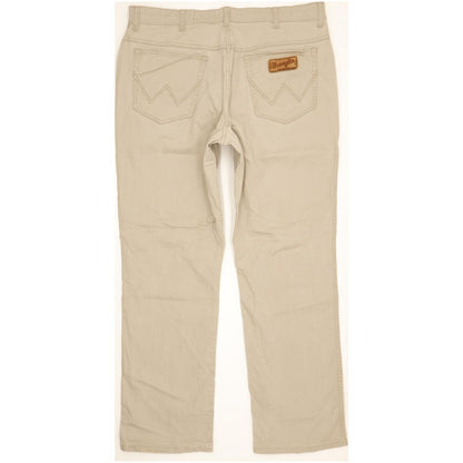 Wrangler Texas Men Grey Straight Regular Stretch Jeans W38 L32