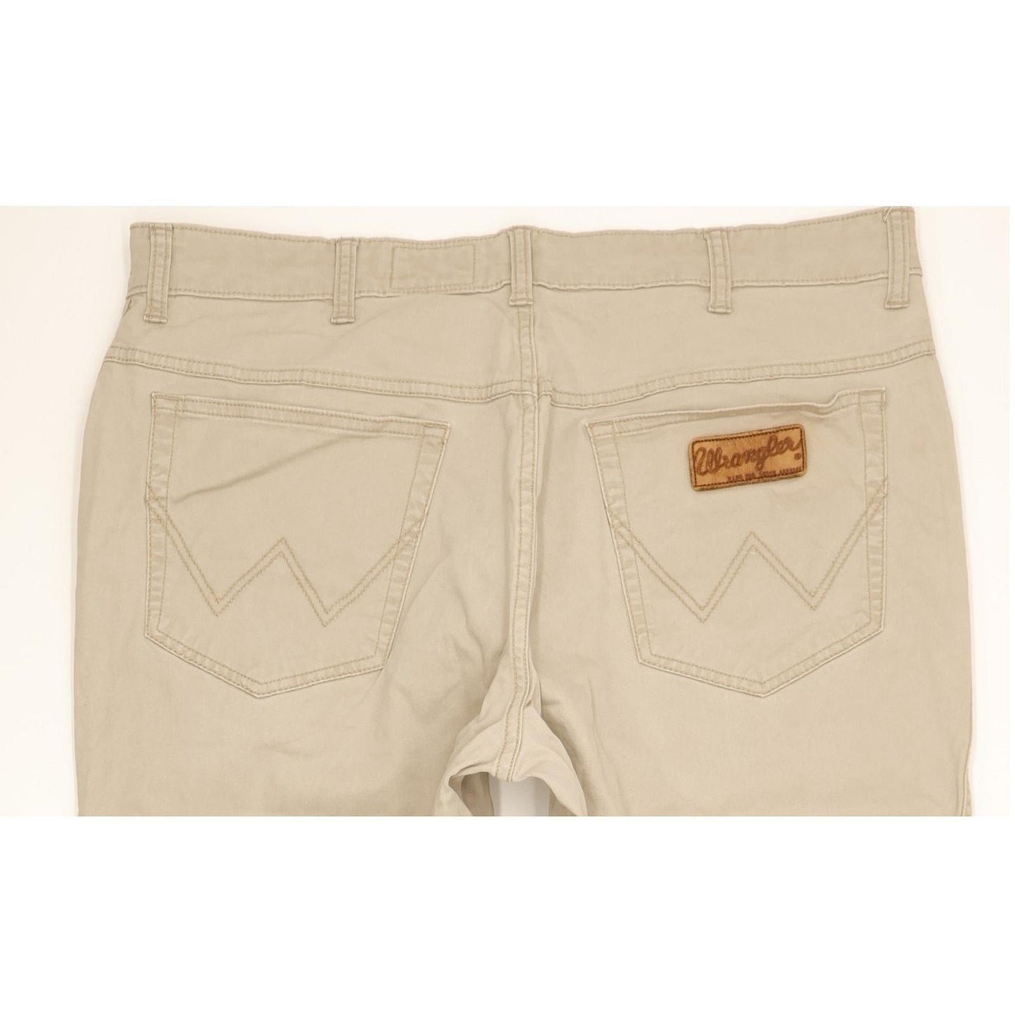 Wrangler Texas Men Grey Straight Regular Stretch Jeans W38 L32