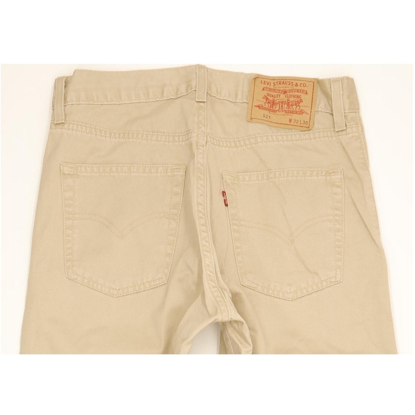 Levi's 521 Men Beige Straight Regular Jeans W32 L30