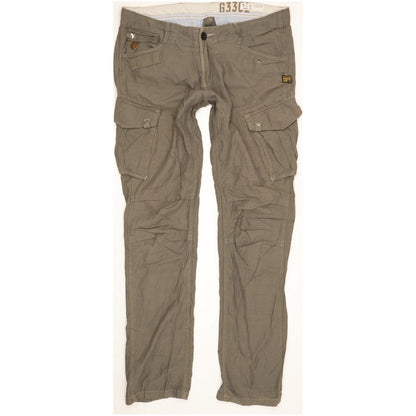 G-Star GS Rovic Women Grey Straight Loose Trousers W28 L32