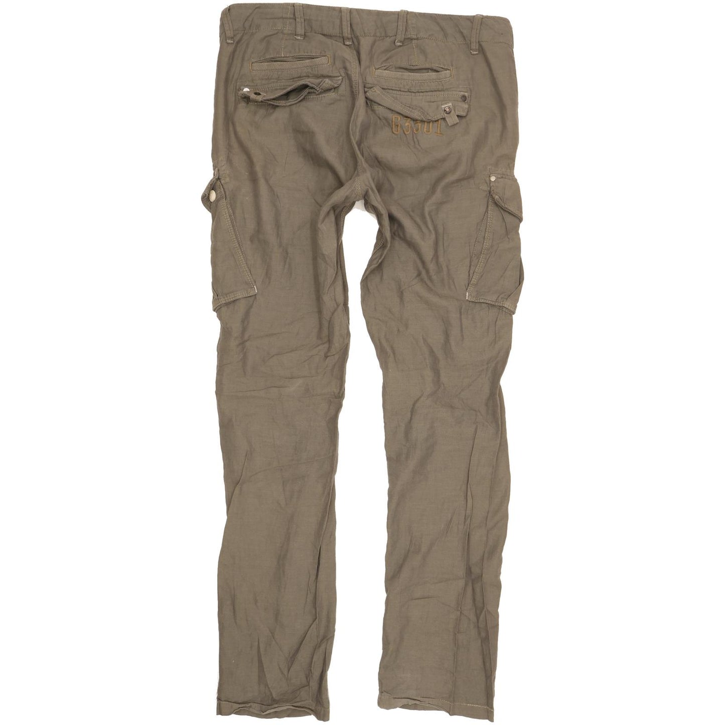 G-Star GS Rovic Women Grey Straight Loose Trousers W28 L32