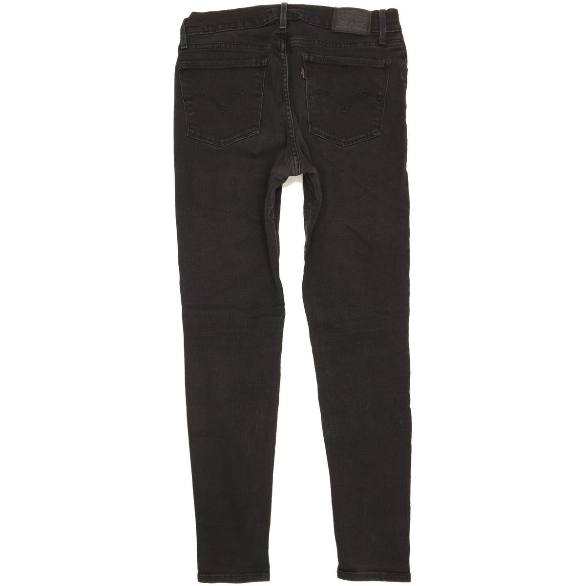 Levi's 710 Super Women Black Skinny Slim Stretch Jeans W30 L29