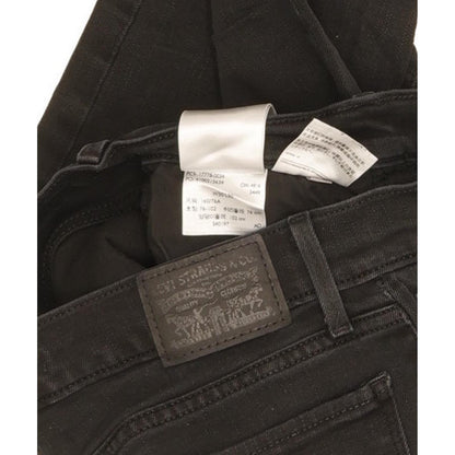 Levi's 710 Super Women Black Skinny Slim Stretch Jeans W30 L29
