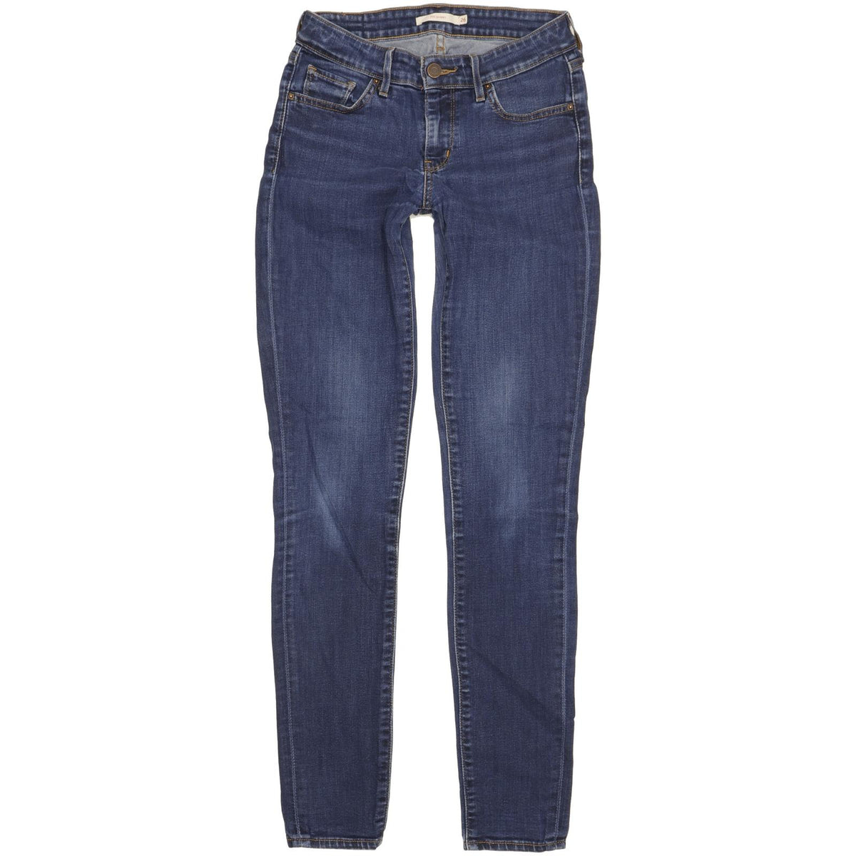 Levi's 711 Women Blue Skinny Slim Stretch Jeans W26 L32