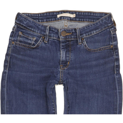 Levi's 711 Women Blue Skinny Slim Stretch Jeans W26 L32