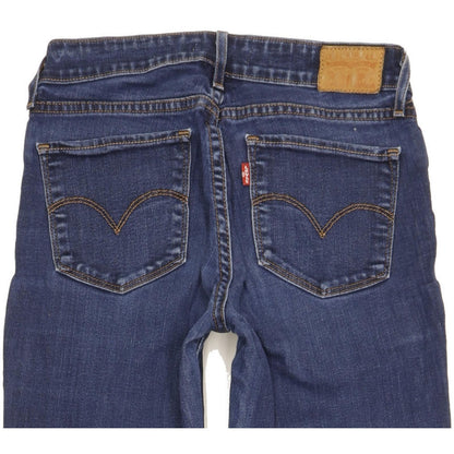 Levi's 711 Women Blue Skinny Slim Stretch Jeans W26 L32