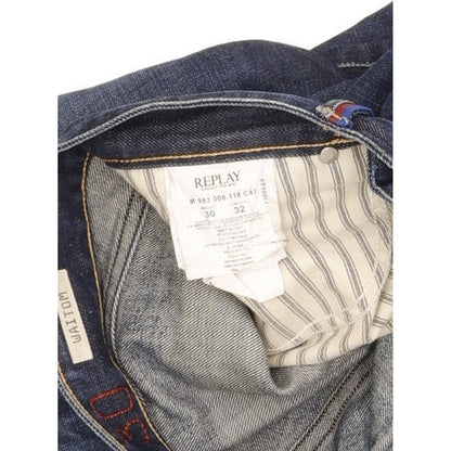Replay Waitom Men Blue Straight Regular Jeans W30 L31