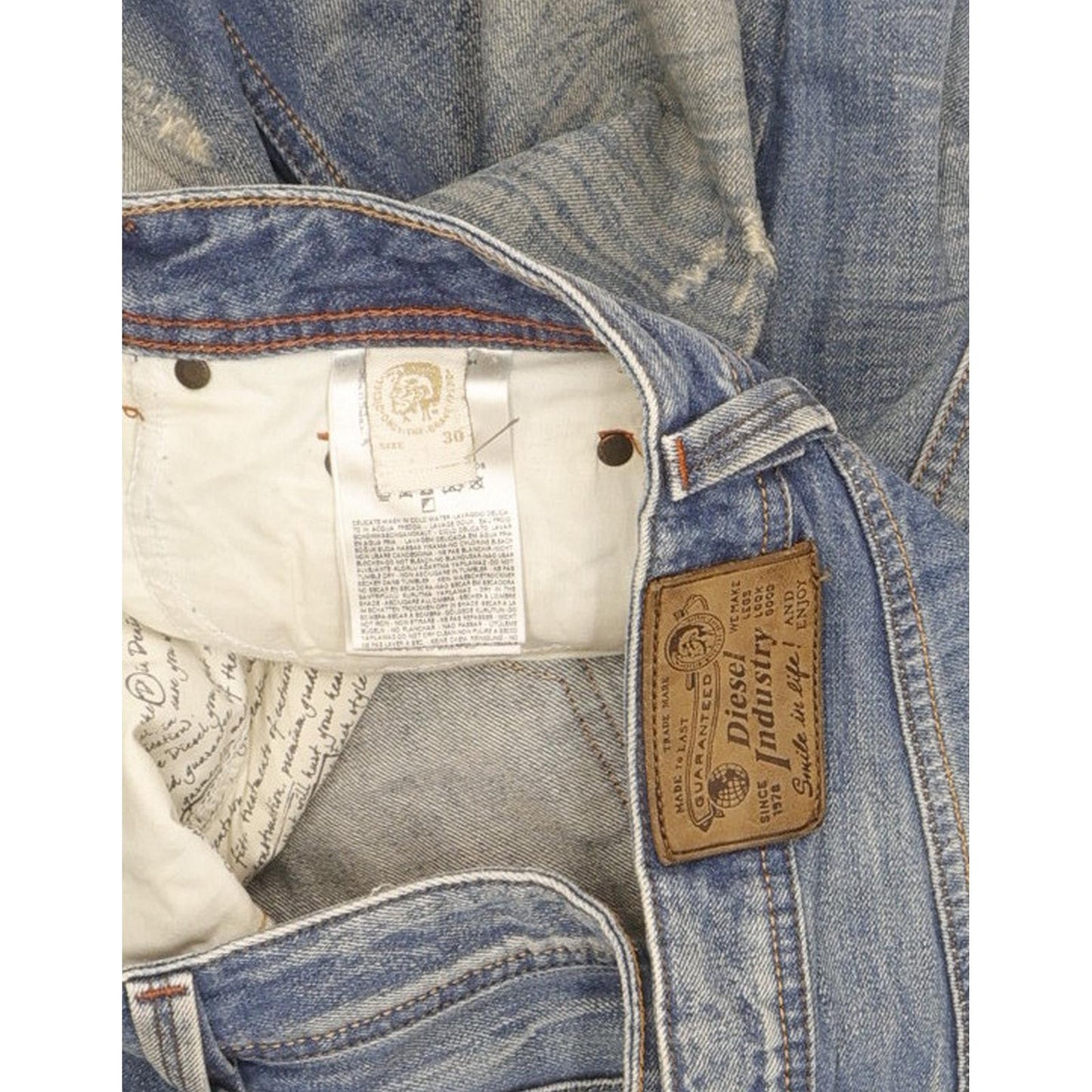 Diesel Larkee Men Blue Straight Regular Jeans W30 L32