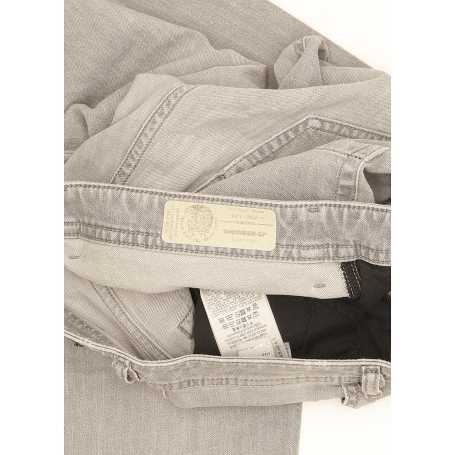 Diesel Thommer-SP Men Grey Skinny Slim Stretch Jeans W32 L33