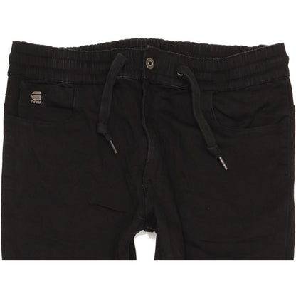 G-Star Motac Men Black Tapered Slim Jogger Stretch Jeans W33 L32