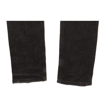 Lee Luke Men Black Skinny Slim Stretch Jeans W33 L32
