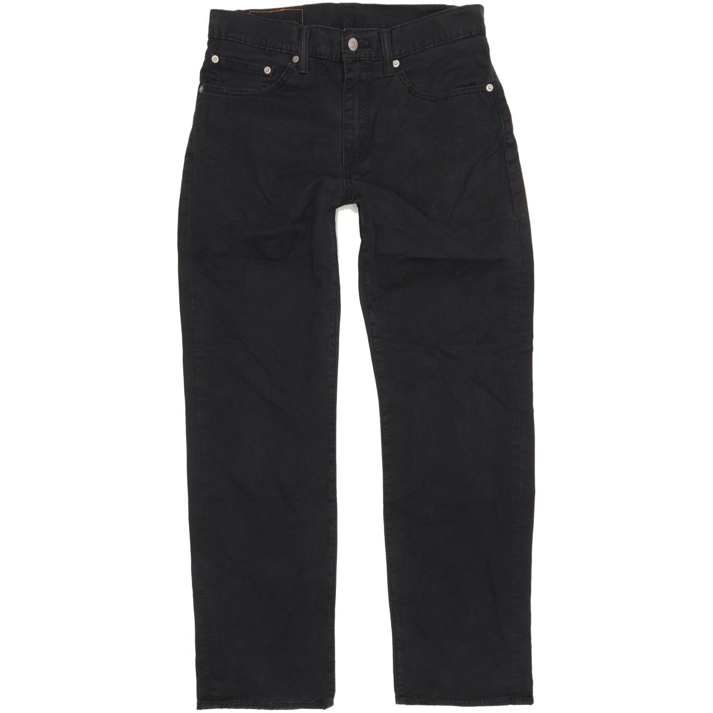 Levi's 751 Men Black Straight Regular Stretch Jeans W31 L29