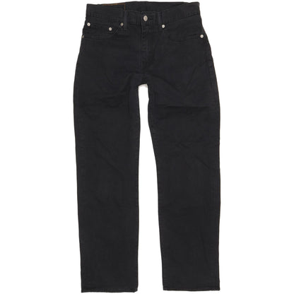 Levi's 751 Men Black Straight Regular Stretch Jeans W31 L29