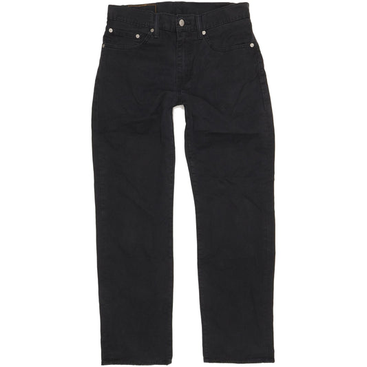 Levi's 751 Men Black Straight Regular Stretch Jeans W31 L29