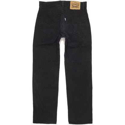 Levi's 751 Men Black Straight Regular Stretch Jeans W31 L29