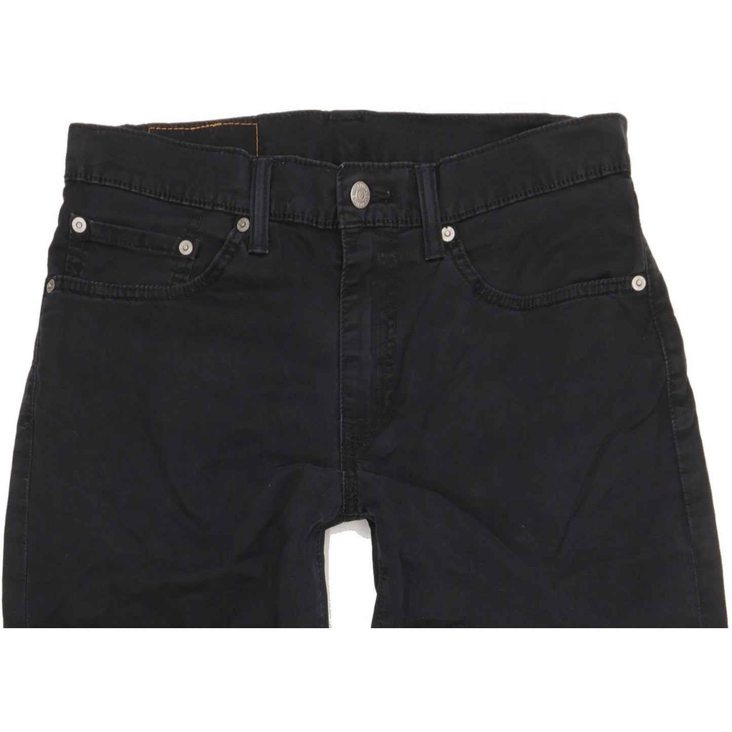 Levi's 751 Men Black Straight Regular Stretch Jeans W31 L29