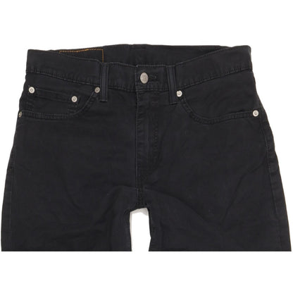 Levi's 751 Men Black Straight Regular Stretch Jeans W31 L29
