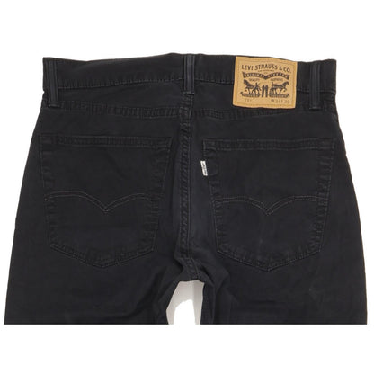 Levi's 751 Men Black Straight Regular Stretch Jeans W31 L29