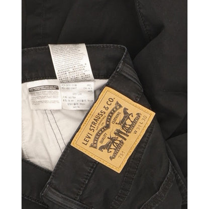 Levi's 751 Men Black Straight Regular Stretch Jeans W31 L29
