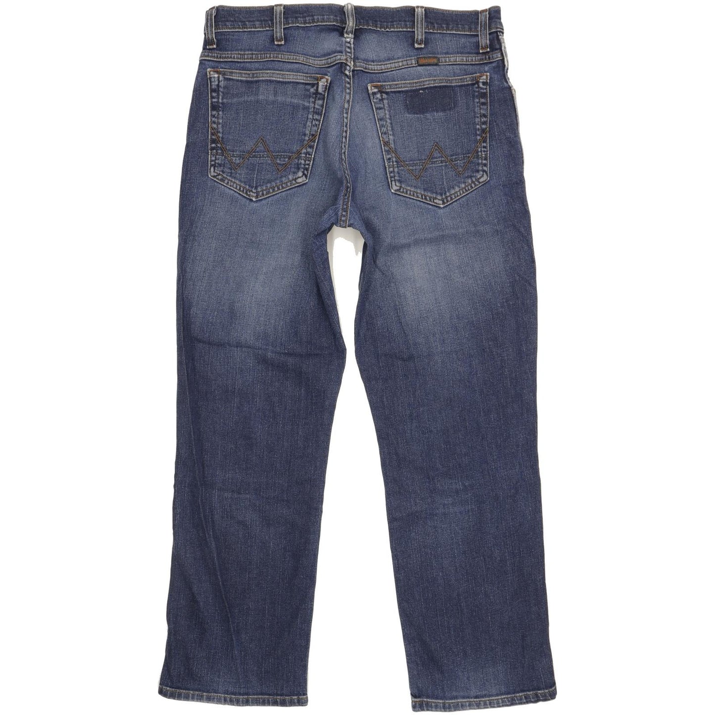 Wrangler Texas Men Blue Straight Regular Stretch Jeans W34 L30
