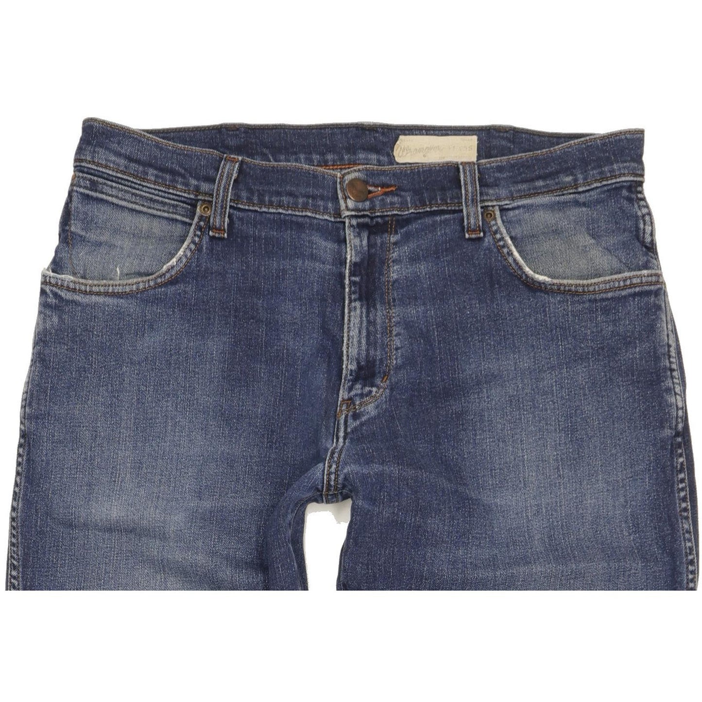 Wrangler Texas Men Blue Straight Regular Stretch Jeans W34 L30