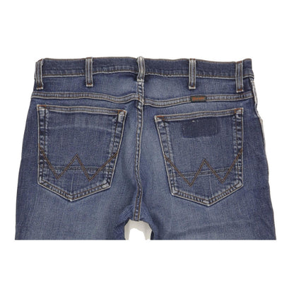 Wrangler Texas Men Blue Straight Regular Stretch Jeans W34 L30