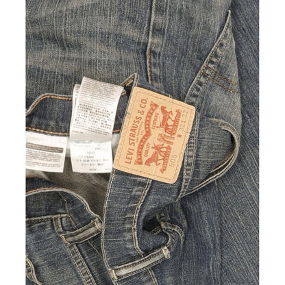 Levi's 505 Men Blue Straight Regular Stretch Jeans W32 L31