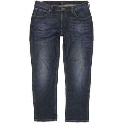 Lee Brooklyn Men Blue Straight Regular Stretch Jeans W36 L30