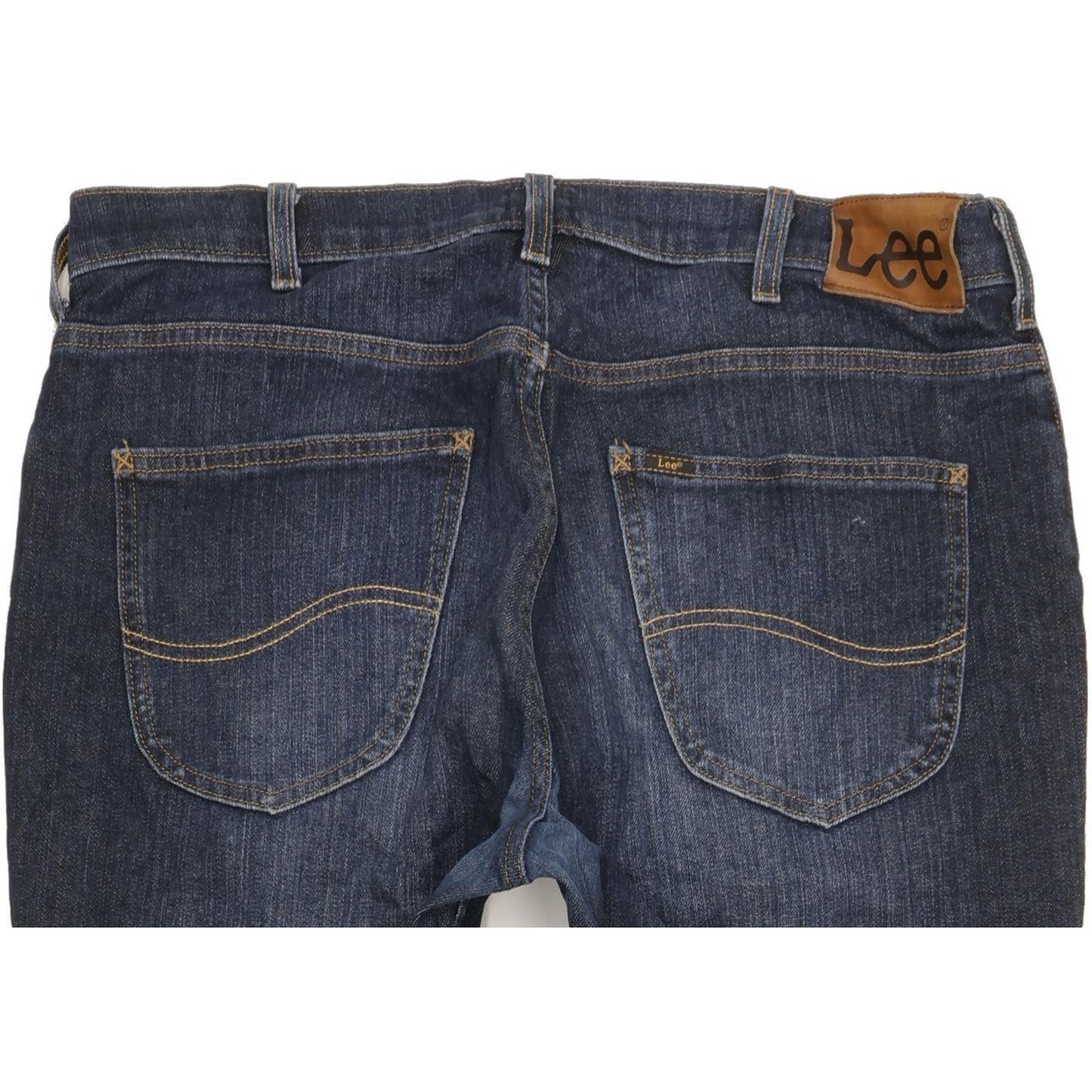 Lee Brooklyn Men Blue Straight Regular Stretch Jeans W36 L30