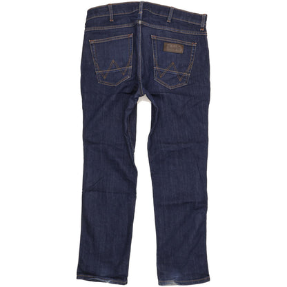 Wrangler Greensboro Men Blue Straight Regular Stretch Jeans W34 L29