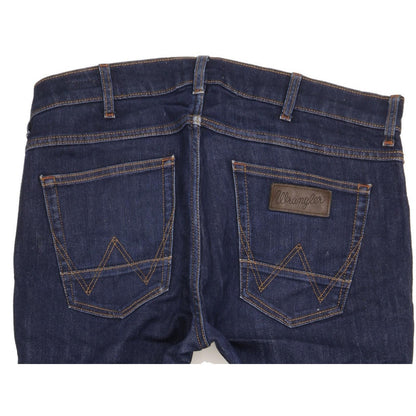 Wrangler Greensboro Men Blue Straight Regular Stretch Jeans W34 L29