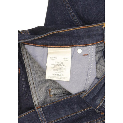 Wrangler Greensboro Men Blue Straight Regular Stretch Jeans W34 L29